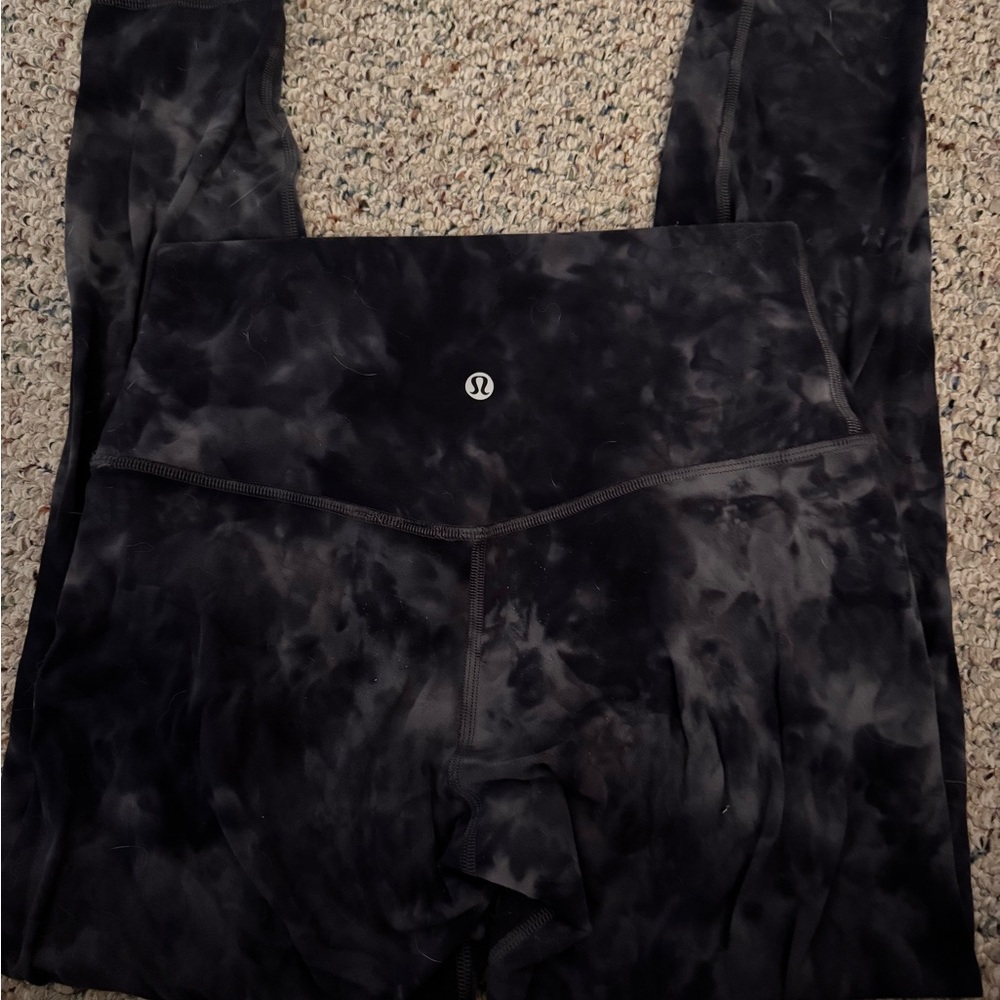 Lululemon Dark Patterned Leggings